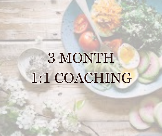 3 Month 1:1 Coaching