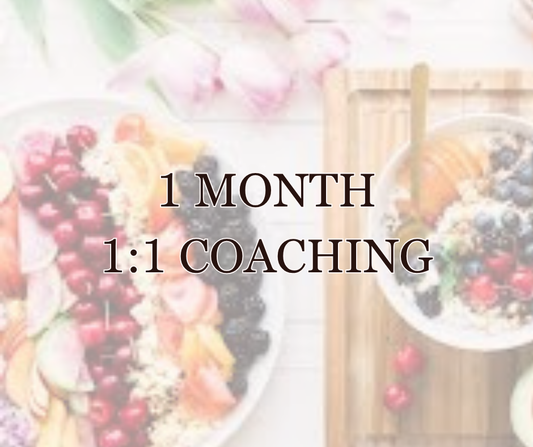 1 Month 1:1 Coaching